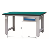 重型工作臺(tái)帶單抽(40mm復(fù)合臺(tái)面)，E-XTG1575+XB10-1TG(G)